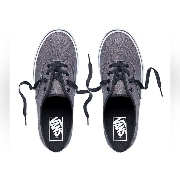 Vans, Authentic 'Glitter -‎ Rainbow Black' Trainers, Size 7 - Picture 11 of 15